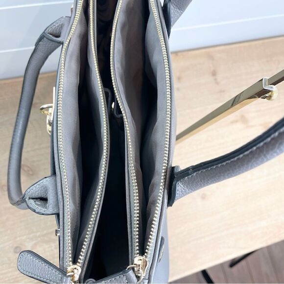 Dasein Women’s Handbag Satchel Top Handle Purse Gray - Picture 9 of 15